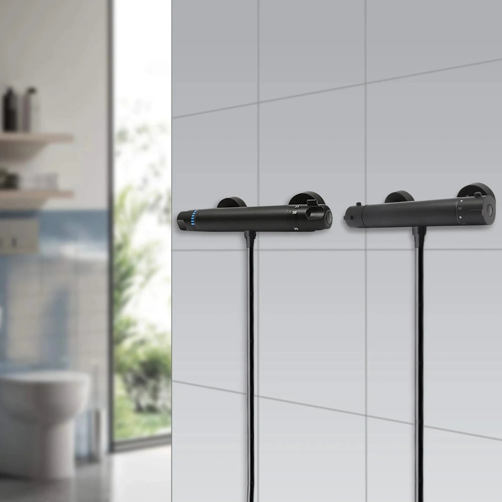 Mitigeur Douche Noir Mitigeo