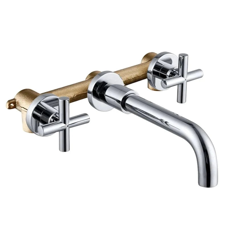 Chrome Poli Mitigeur Encastrable Lavabo Mitigeo