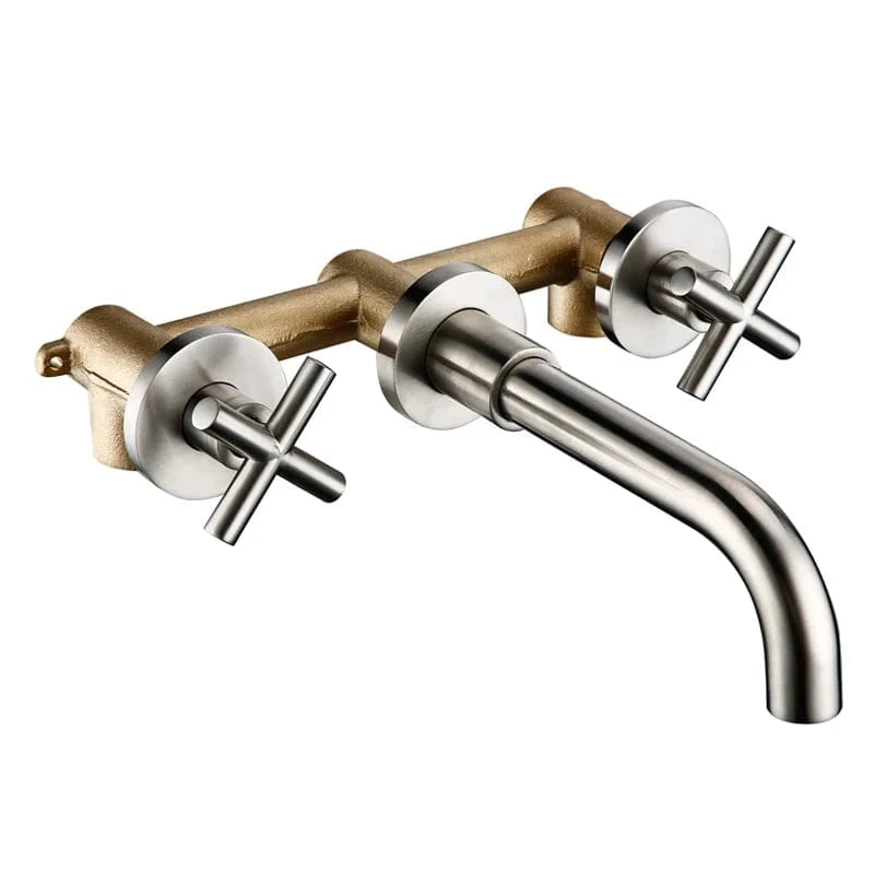 Acier Inox Mitigeur Encastrable Lavabo Mitigeo