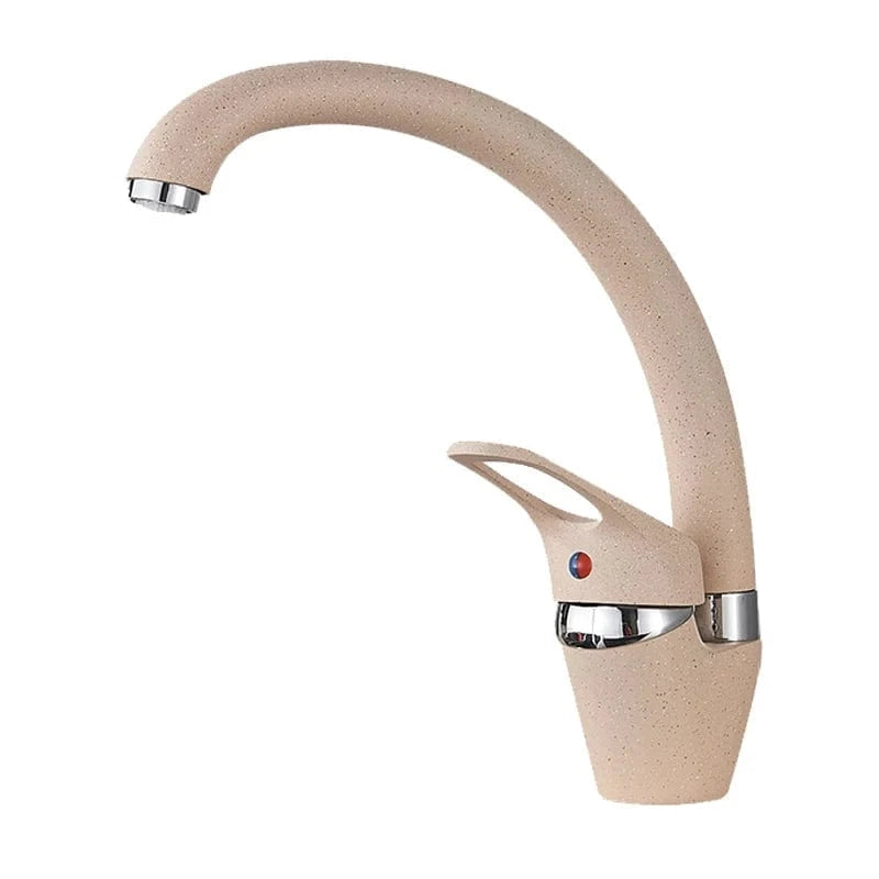 Mitigeo Beige Mitigeur Evier Col de Cygne