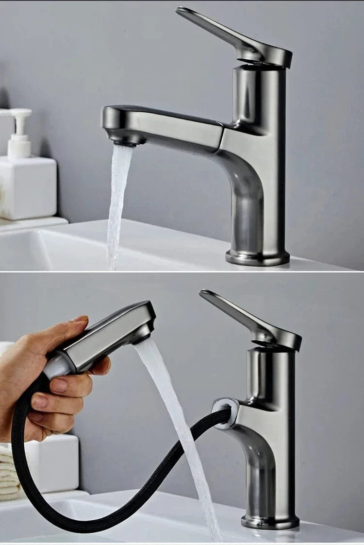 Mitigeur Lavabo avec Douchette Mitigeo