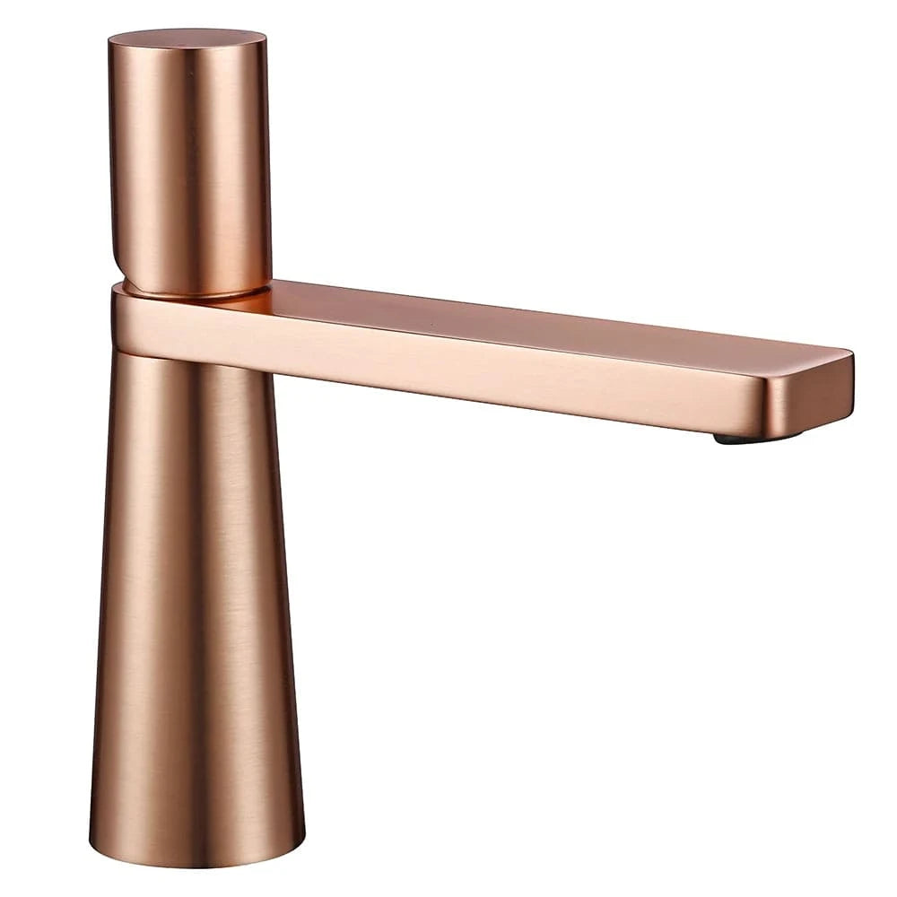 Mitigeo Rose Or Mitigeur Lavabo Bronze Brossé