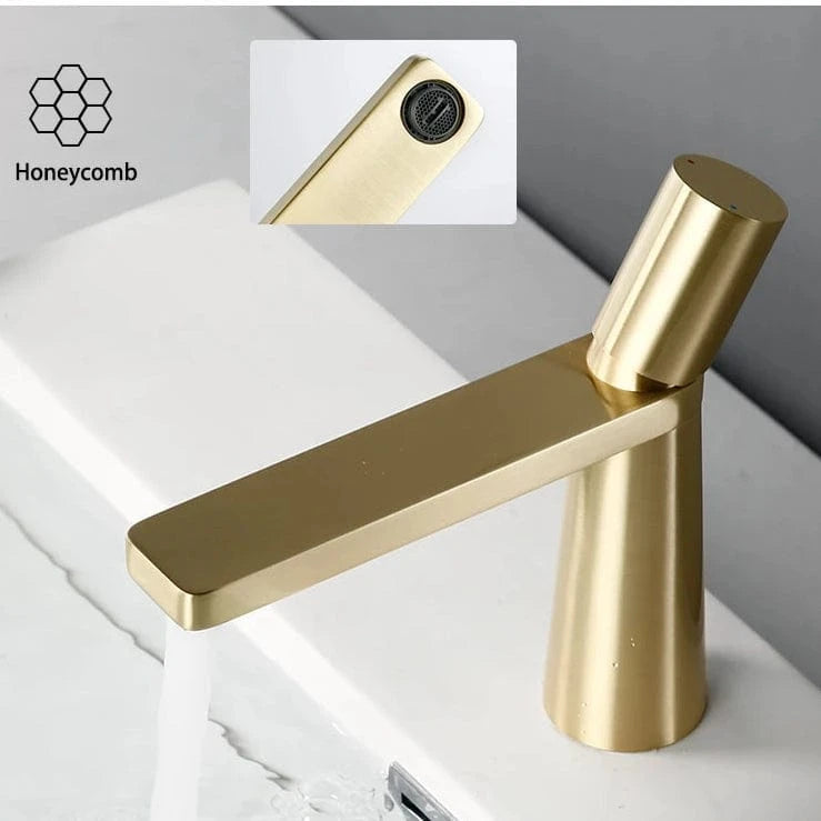 Mitigeur Lavabo Bronze Brossé Mitigeo