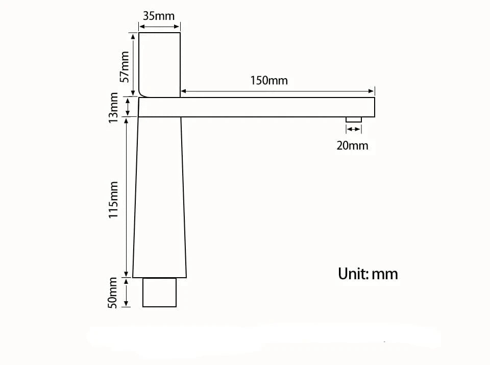 Mitigeur Lavabo Bronze Brossé Mitigeo