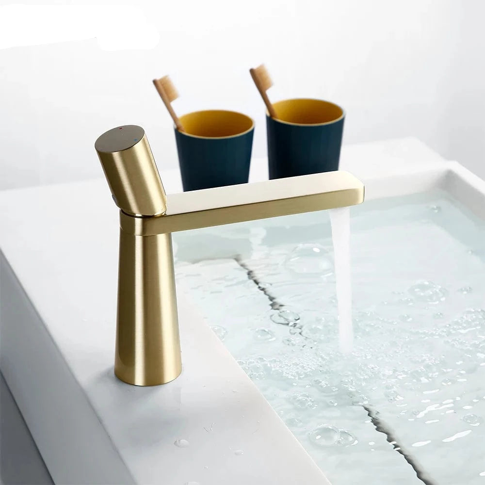 Mitigeur Lavabo Bronze Brossé Mitigeo