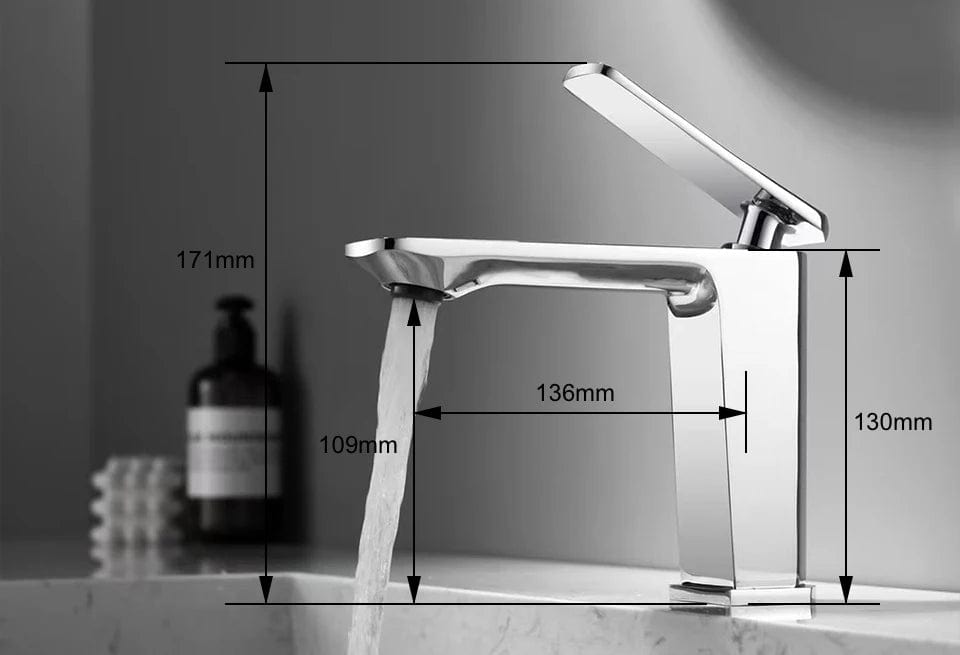 Mitigeur Lavabo Chrome Mitigeo