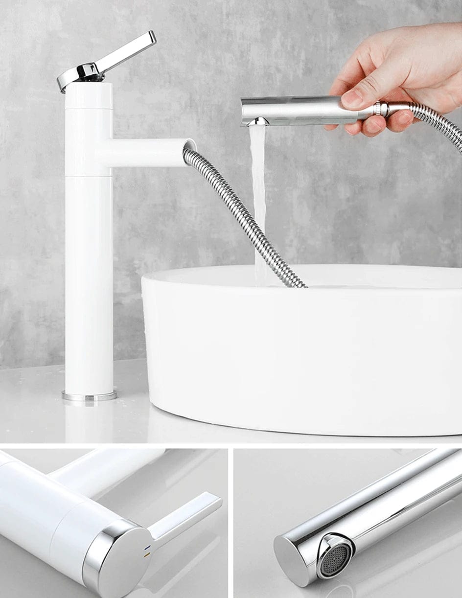 Mitigeur Lavabo Douchette Mitigeo