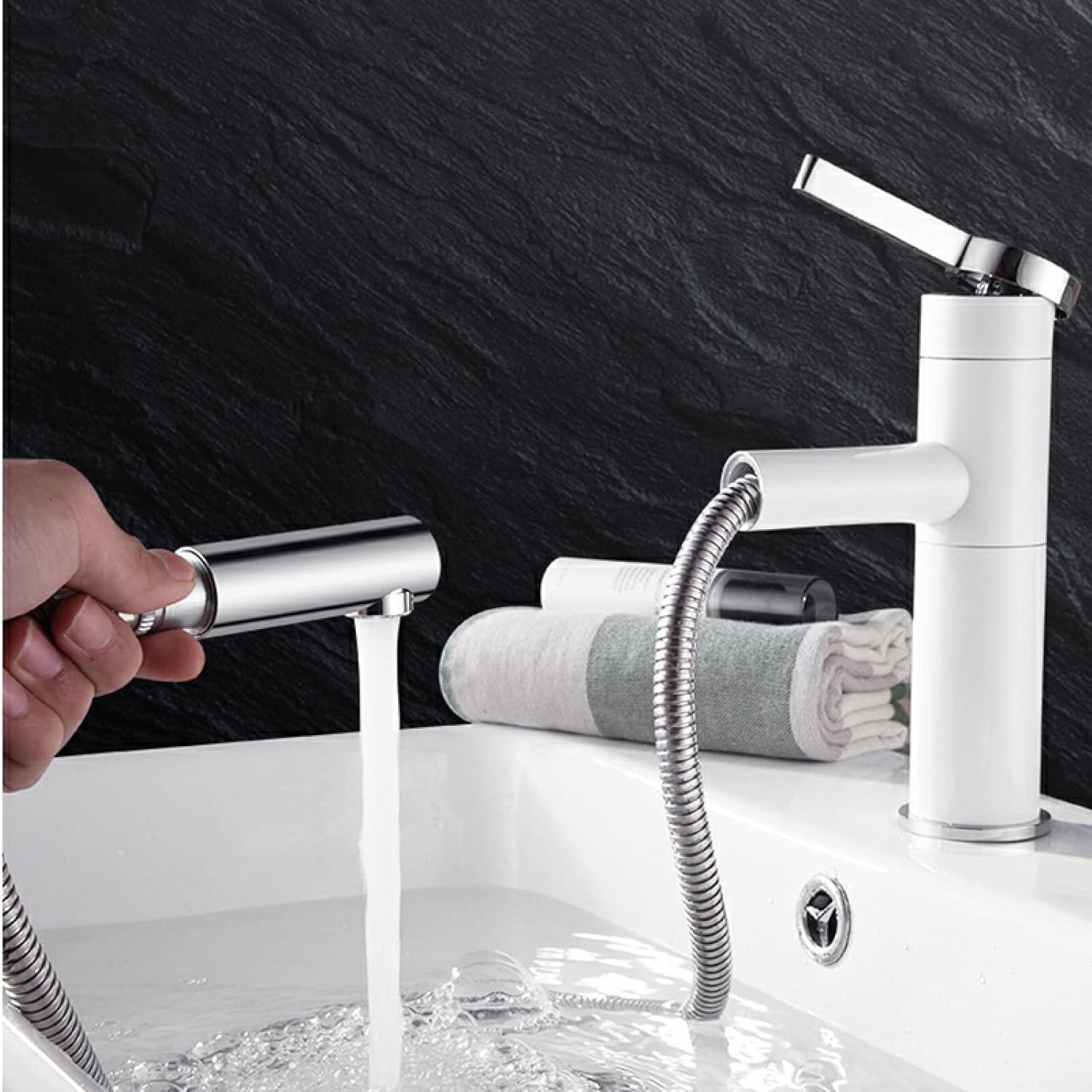Mitigeur Lavabo Douchette Mitigeo