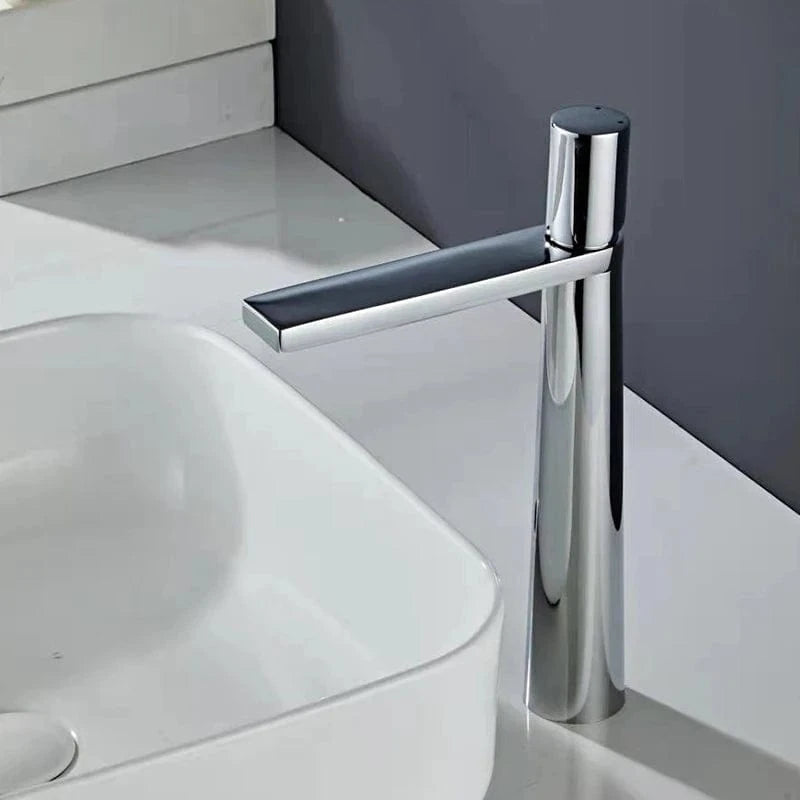 Chromé vasque Mitigeur Lavabo Laiton Brossé Mitigeo