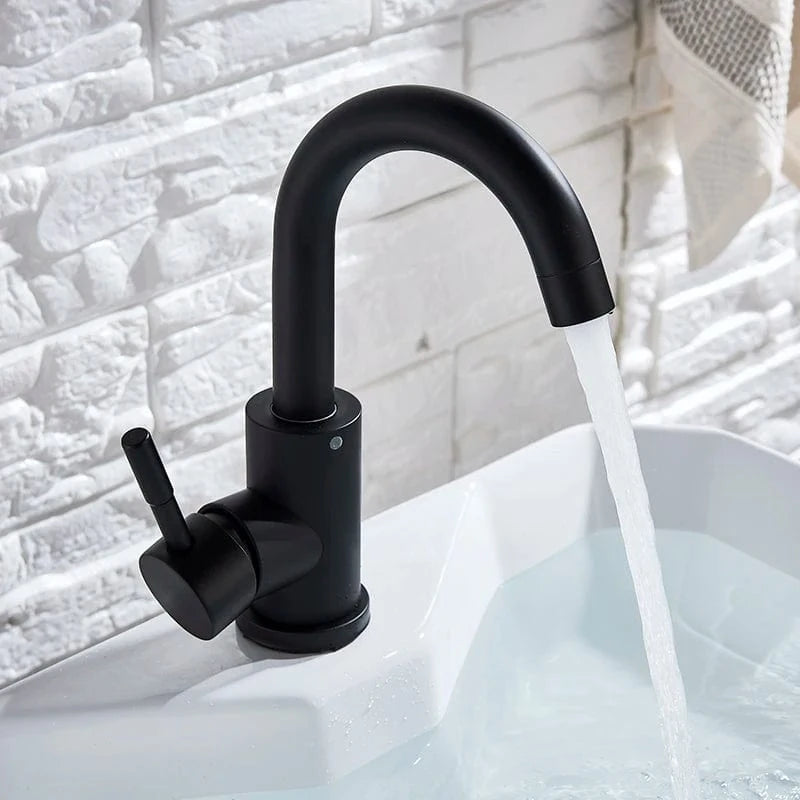 Mitigeur Lavabo Noir Mitigeo