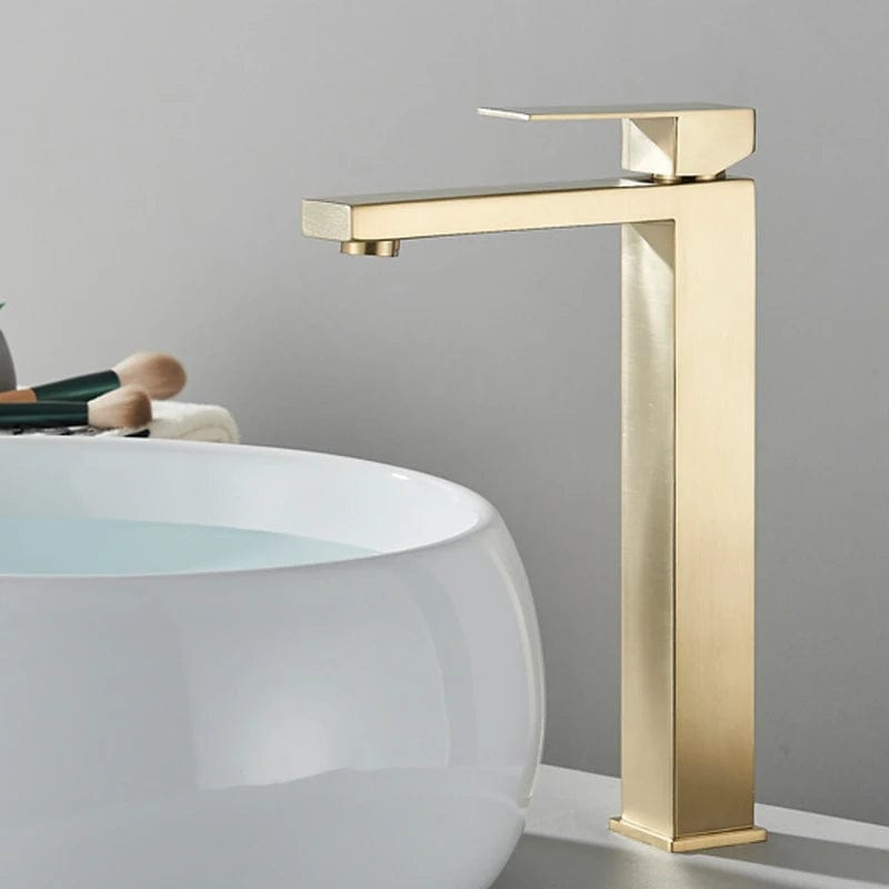 Or Brossé vasque Mitigeur Lavabo Or Mitigeo
