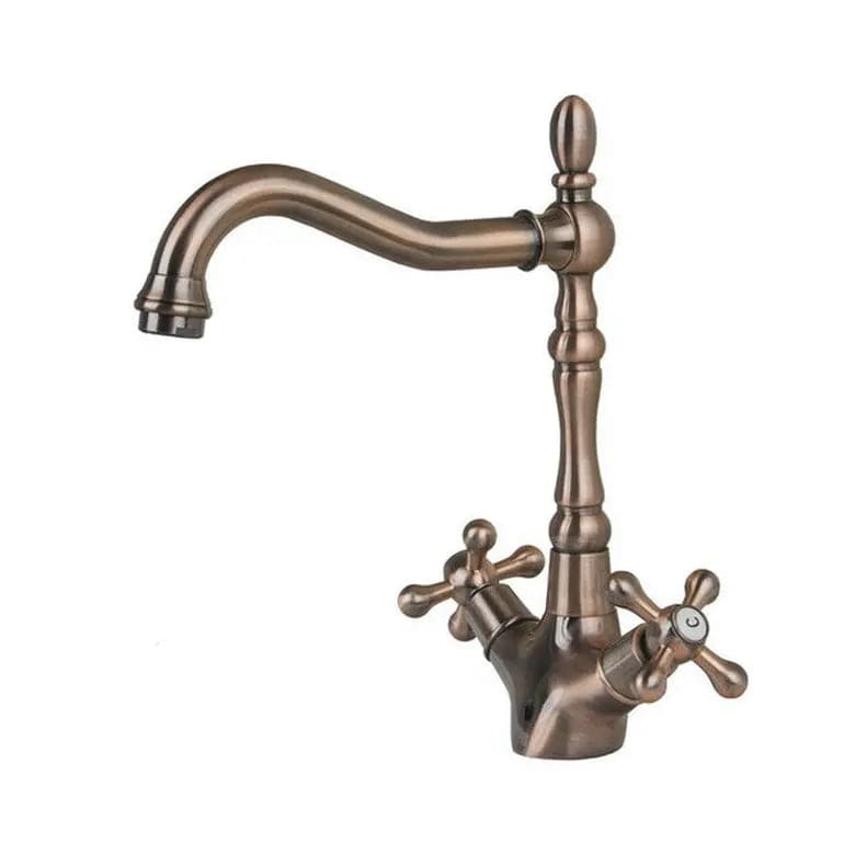 Cuivre Antique Mitigeur Lavabo Retro Mitigeo