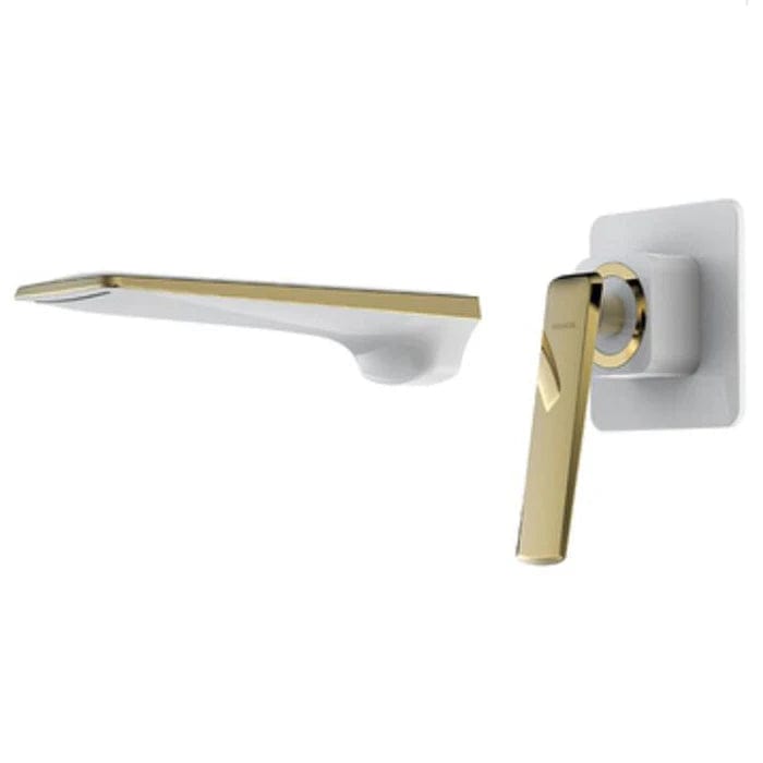 Mitigeo Or et blanc Mitigeur Lavabo Salle de Bain
