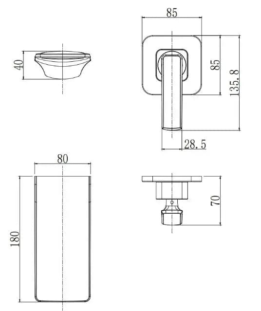 Mitigeo Mitigeur Lavabo Salle de Bain