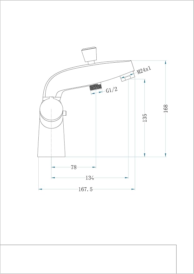 Mitigeo Mitigeur Monotrou Baignoire