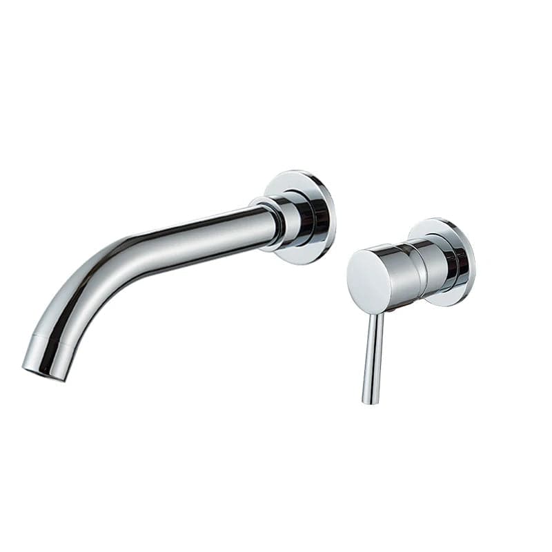 Mitigeo Chrome 21 cm Mitigeur Mural Lavabo