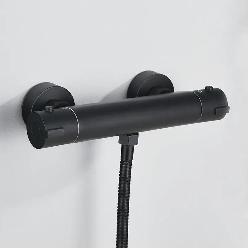 Mitigeo Noir Mitigeur Thermostatique Douche
