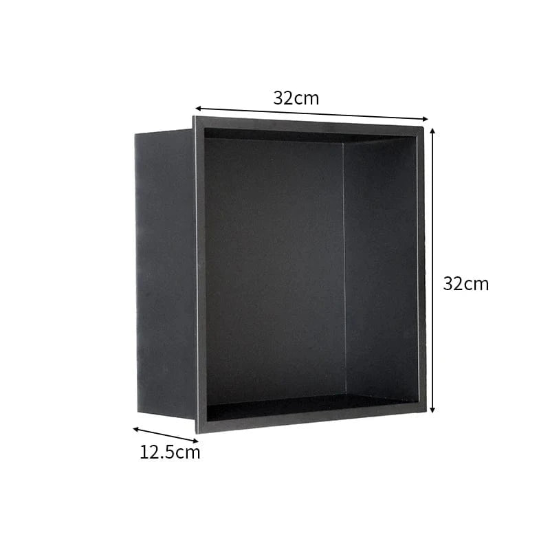 Noir-1 Niche de Douche à Carreler Mitigeo