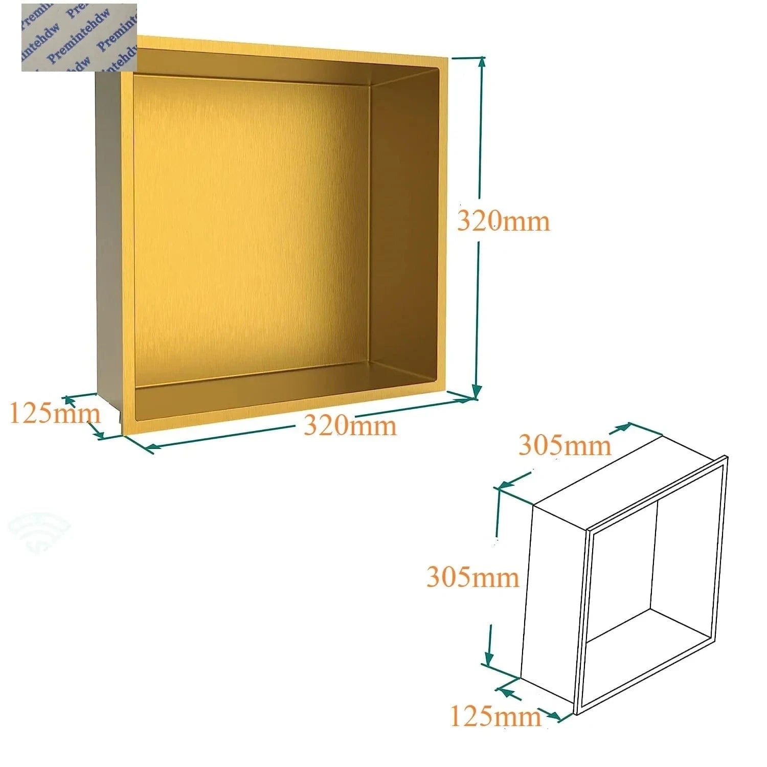 Niche de Douche Encastrable Mitigeo
