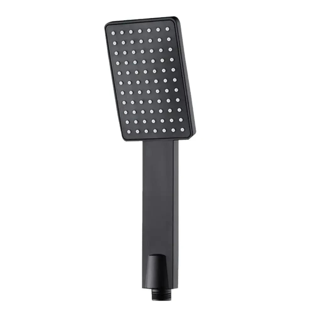 Noir Pommeau de Douche Carré Mitigeo