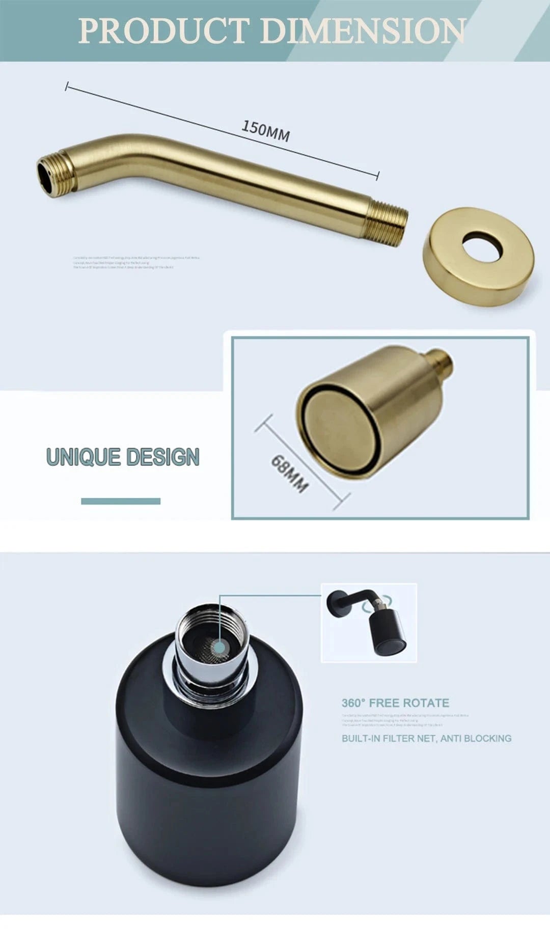 Pommeau de Douche Econome Mitigeo