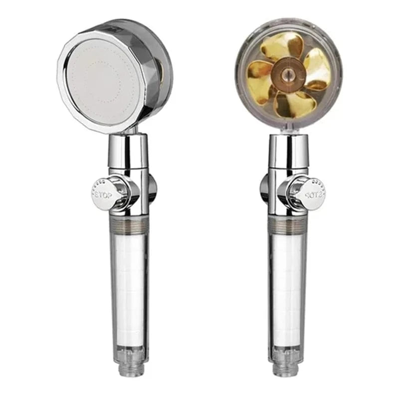 Adjustable Gold Pommeau de Douche Filtre Mitigeo