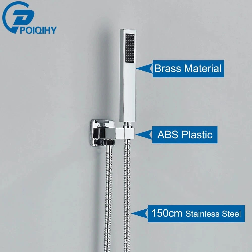 Chrome A Pommeau et Flexible de Douche Mitigeo