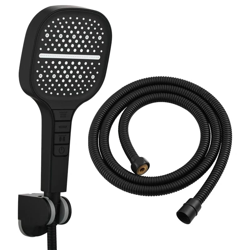 Ensemble Noir Pommeaux de Douche Economique Mitigeo