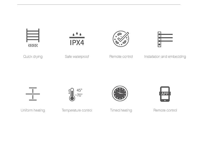 Porte Serviette Chauffage Mitigeo