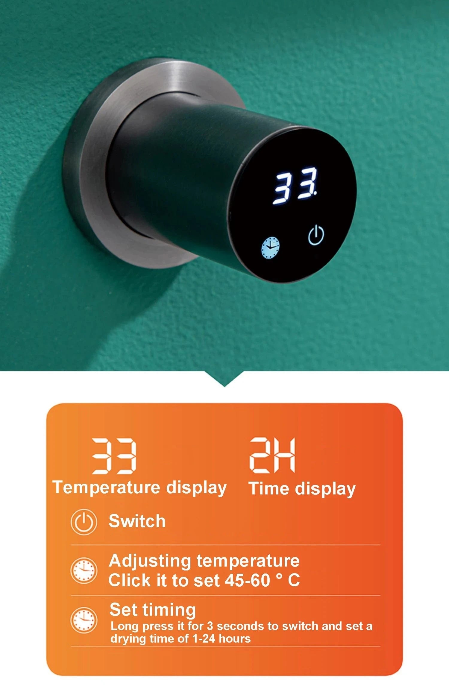 Porte Serviette Chauffage Mitigeo