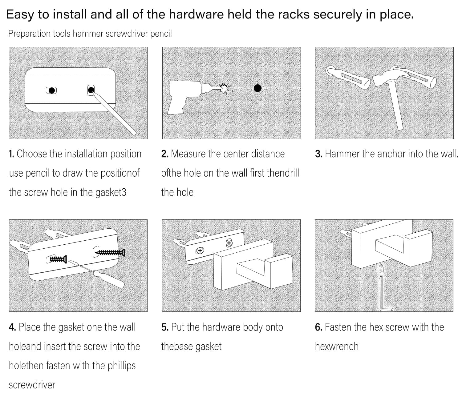 Porte-Serviette Mural en Acier inoxydable Mitigeo