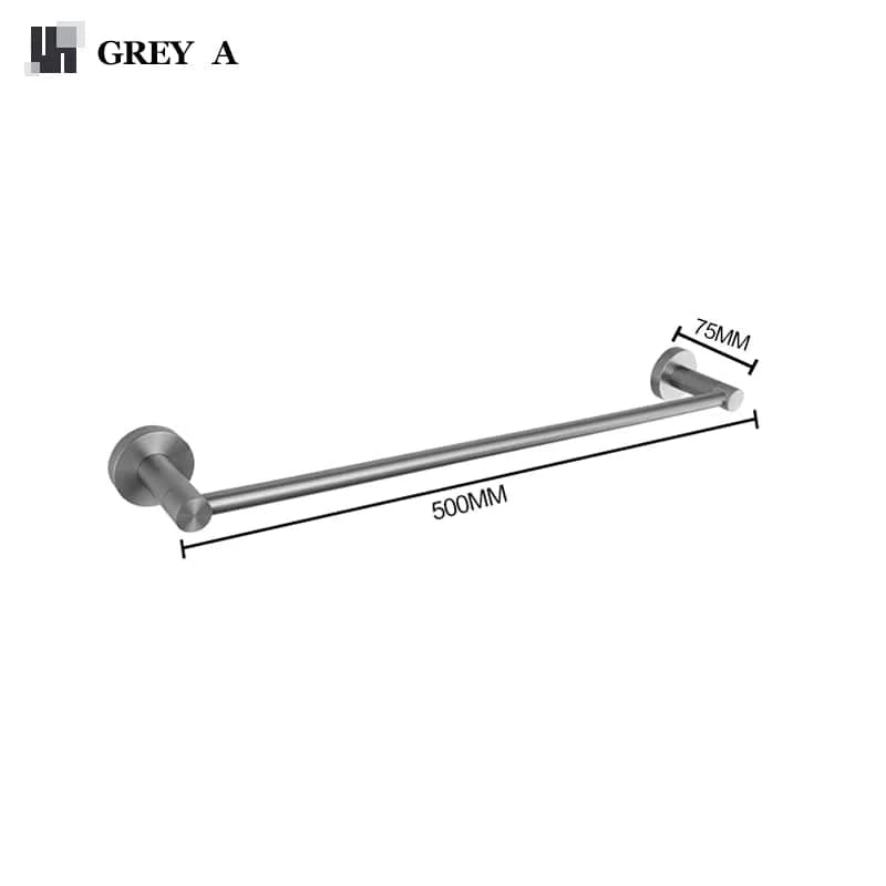 Gris A Porte Serviette Mural Salle de Bain Mitigeo