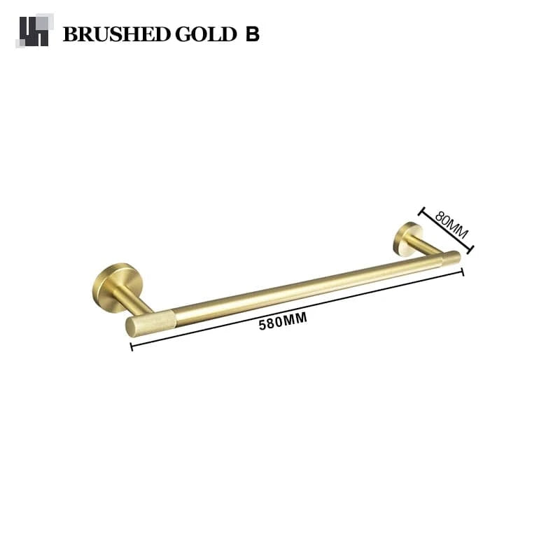Or brosse B Porte Serviette Mural Salle de Bain Mitigeo