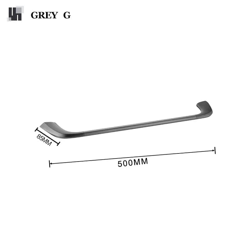Gris G Porte Serviette Mural Salle de Bain Mitigeo
