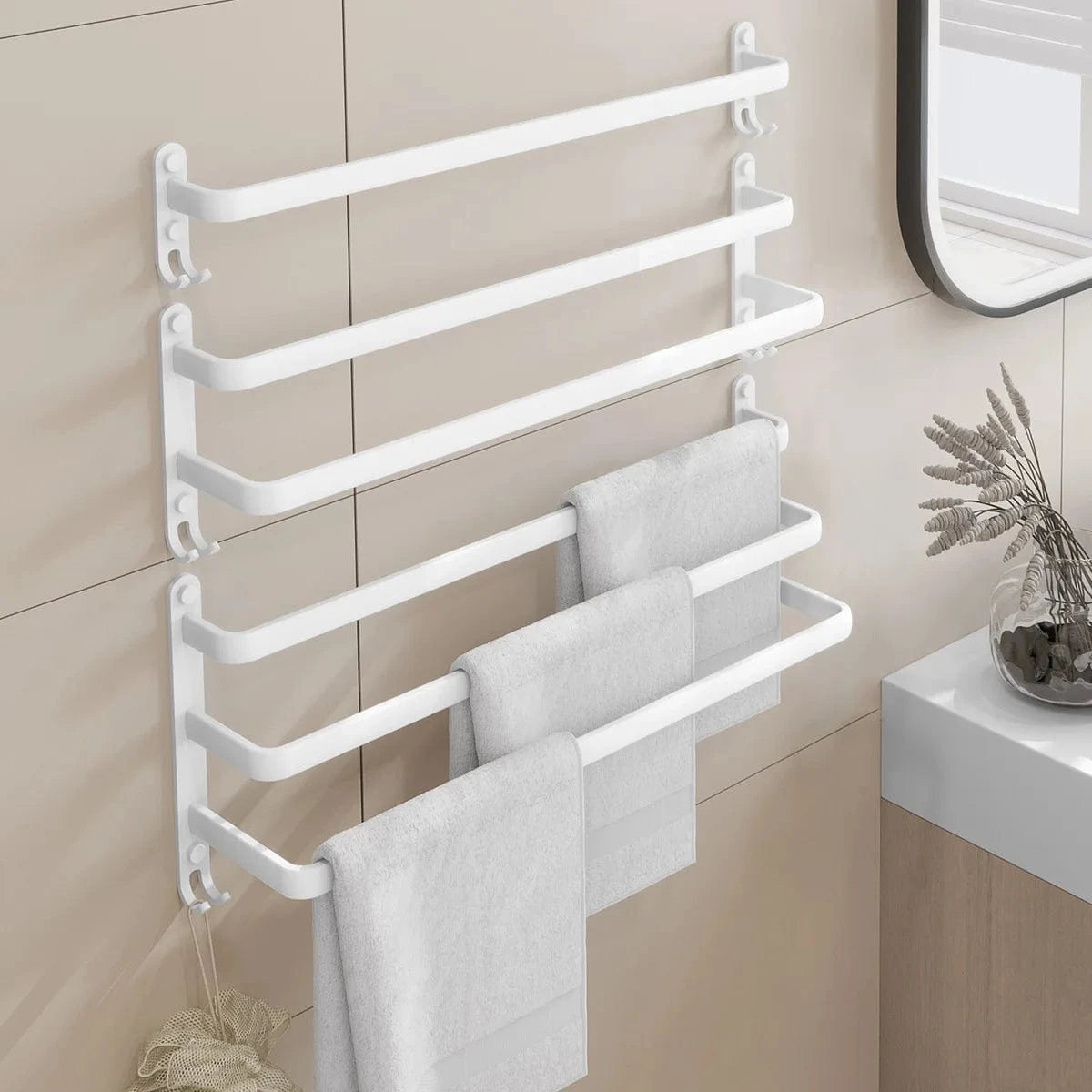 Porte Serviette pour Salle de Bain Mitigeo