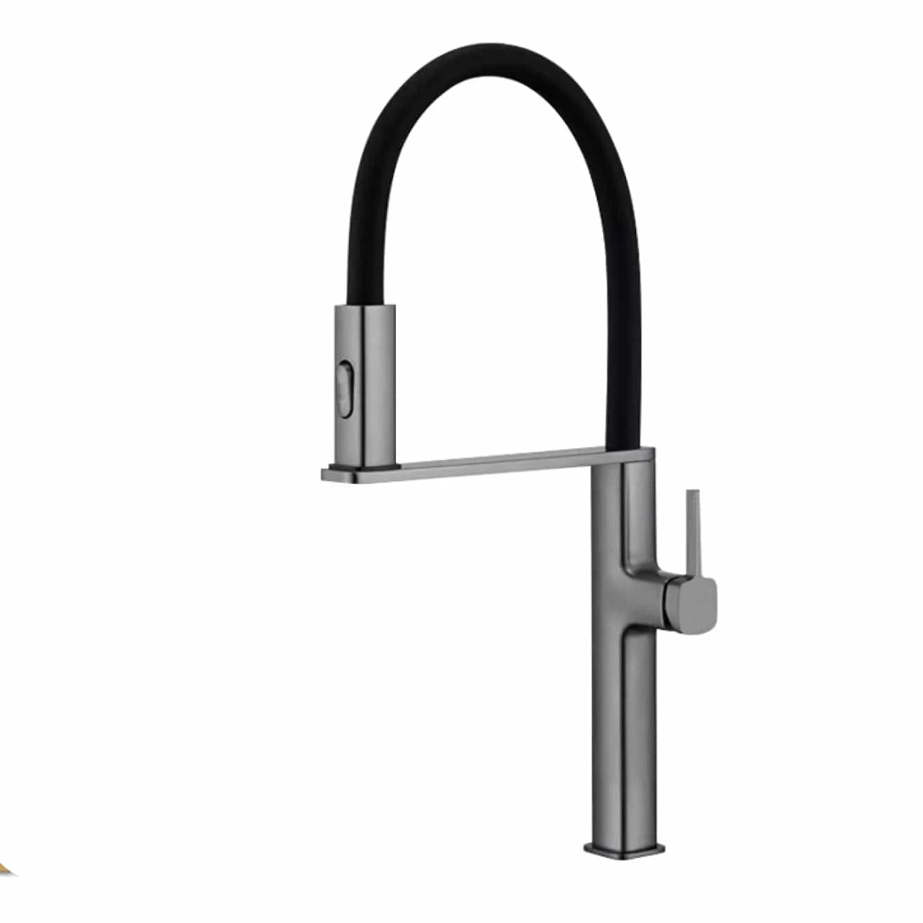Gris Brosse Robinet à Douchette Cuisine Mitigeo