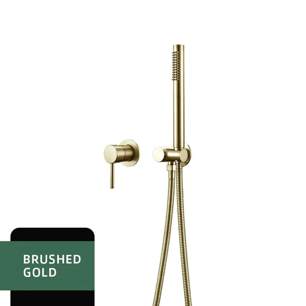 Mitigeo Or Brossé Robinet Baignoire Encastrable