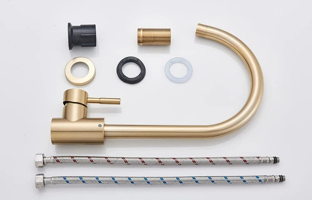 Robinet de Cuisine Noir Mitigeo