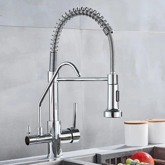 Mitigeo TYPE B-Chrome Robinet de Cuisine Professionnel