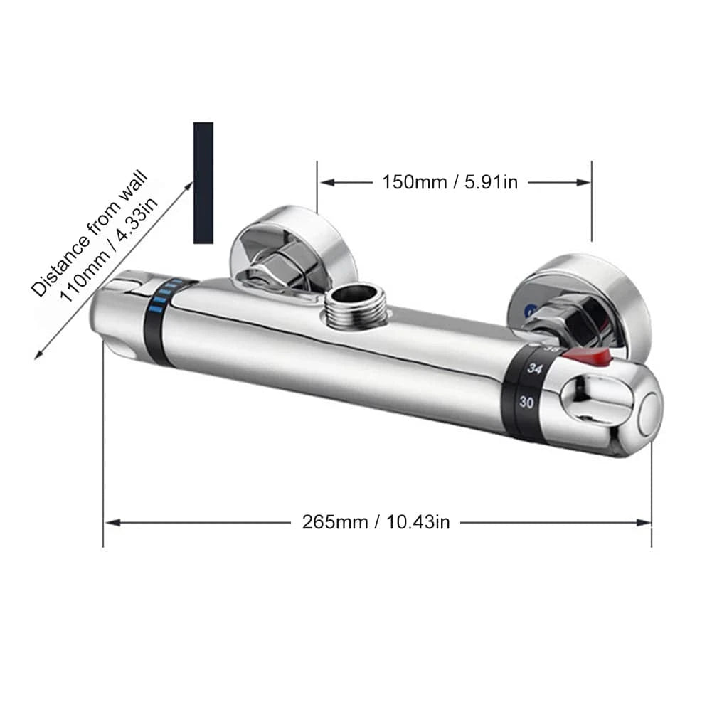 Robinet de Douche Thermostatique Mitigeo