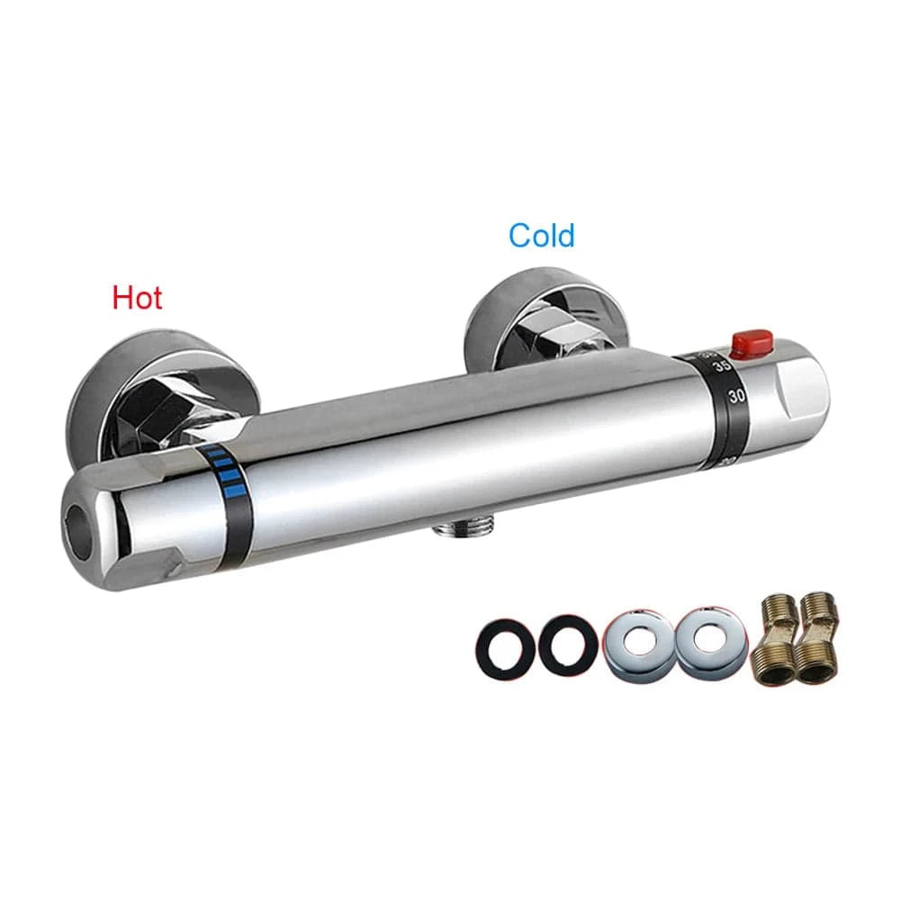 Mitigeo Sortie vers le bas Robinet de Douche Thermostatique