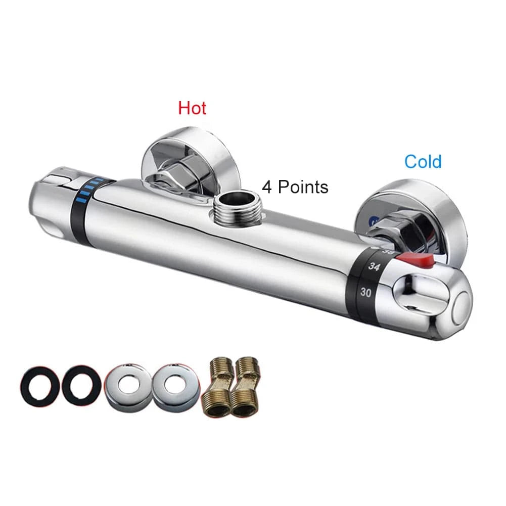 Mitigeo Sortie vers le haut Robinet de Douche Thermostatique