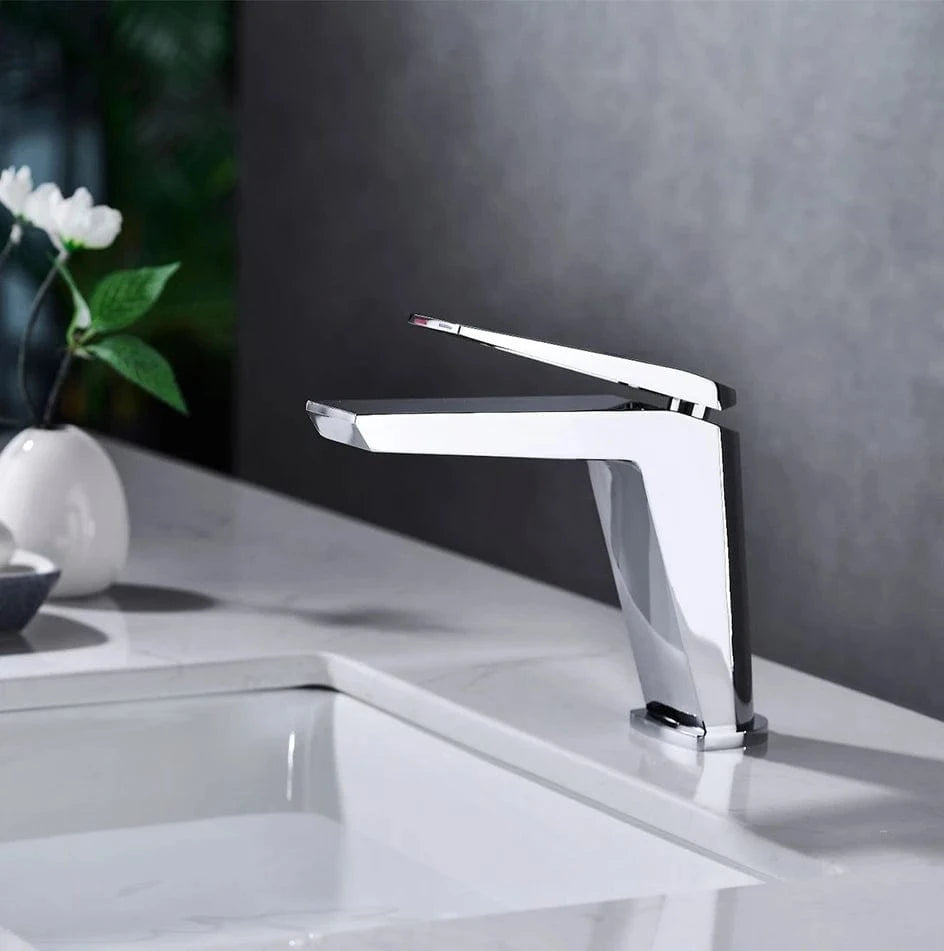 Robinet de Lavabo Noir Mitigeo