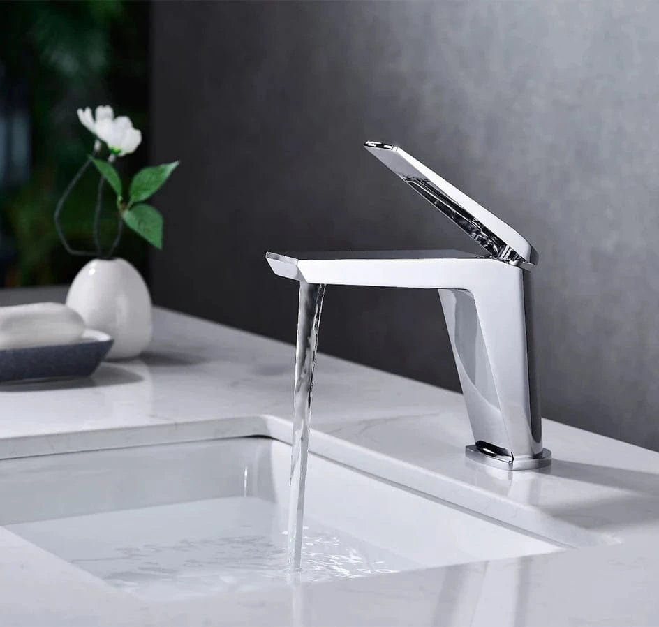 Robinet de Lavabo Noir Mitigeo