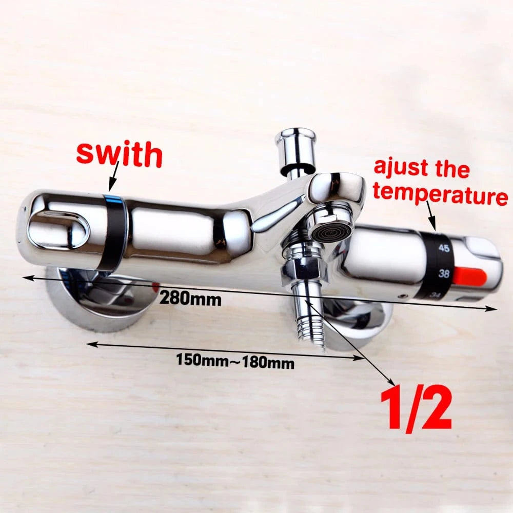 Robinet Douche Noir Mitigeo