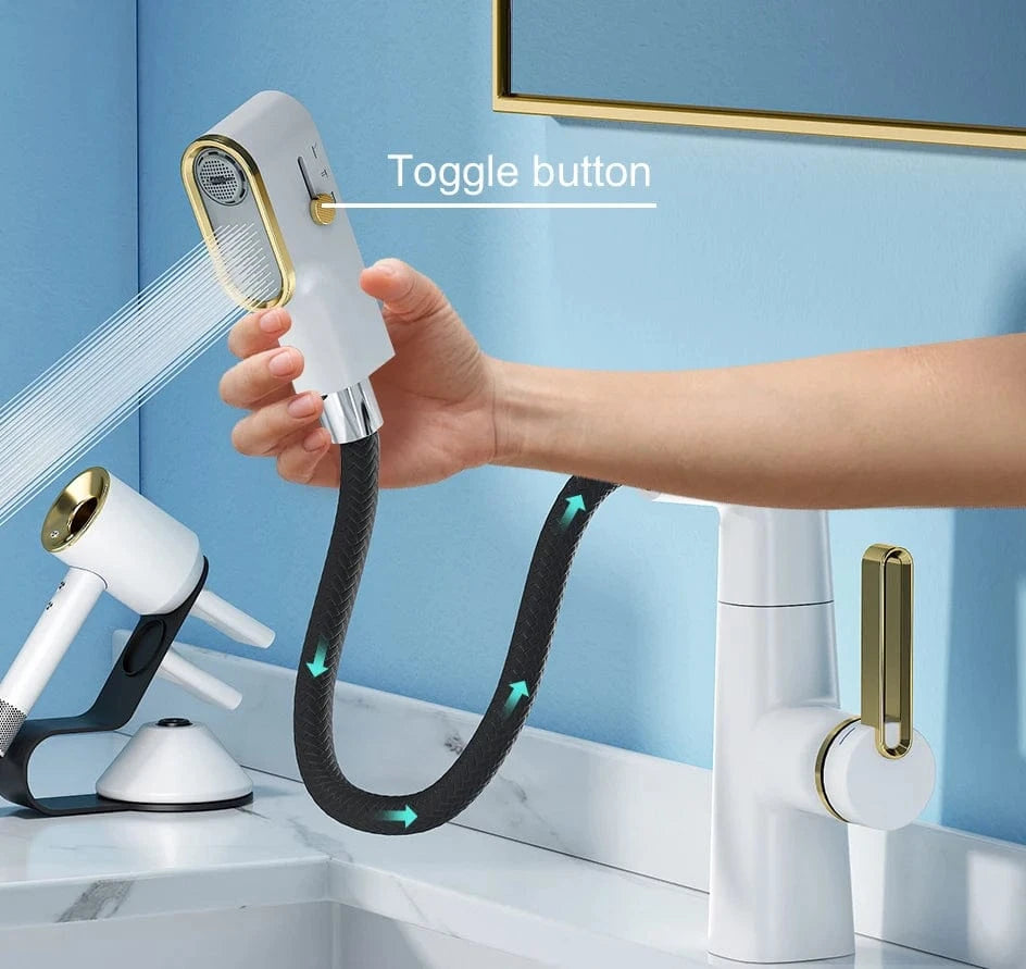 Mitigeo Robinet Lavabo avec Douchette