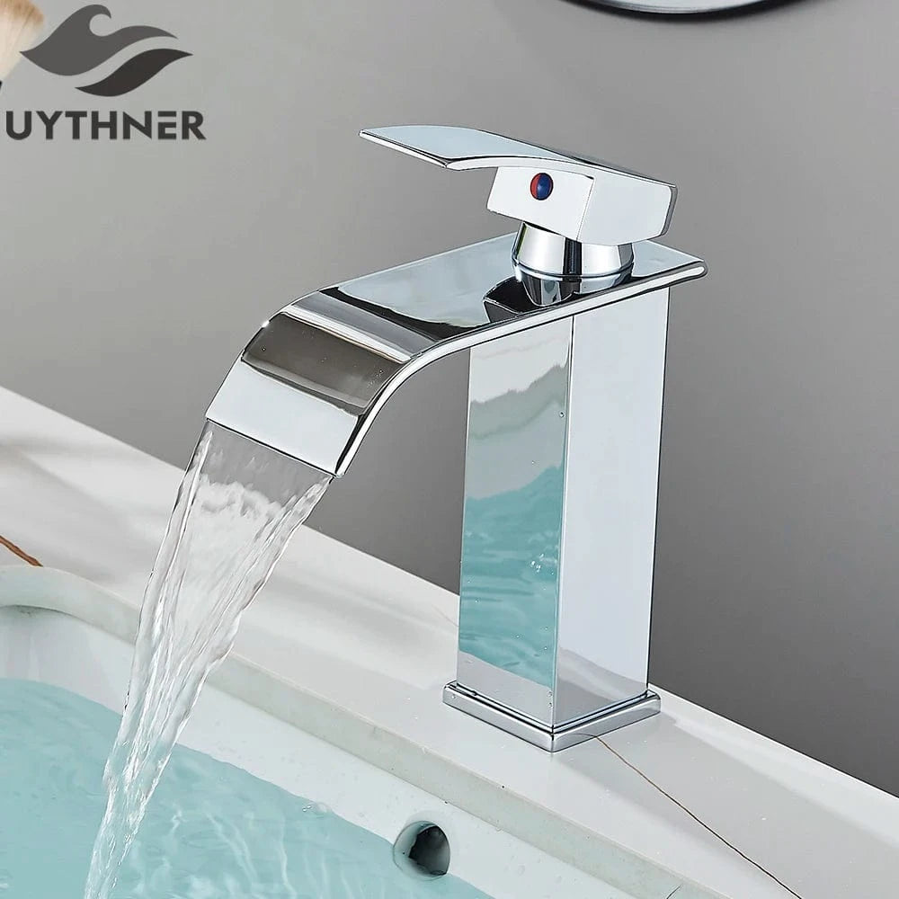 Mitigeo Chrome - Lavabo Robinet Lavabo Cascade
