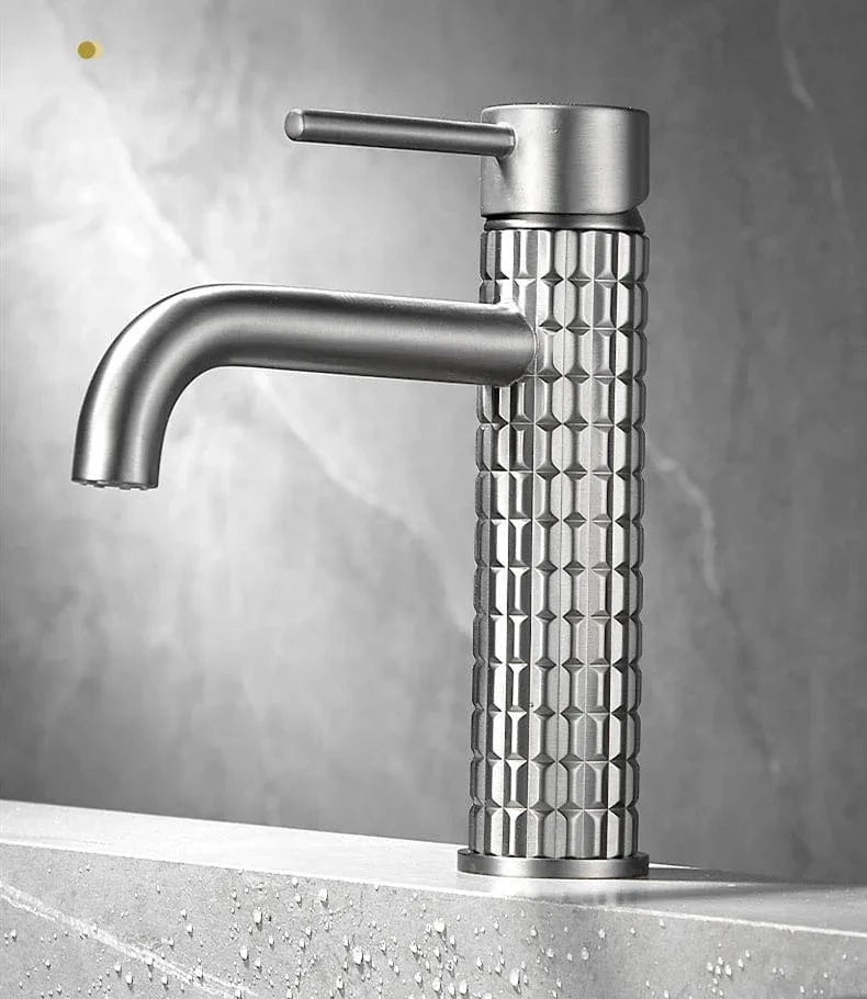 Gris - Lavabo Robinet Lavabo Doré Mitigeo