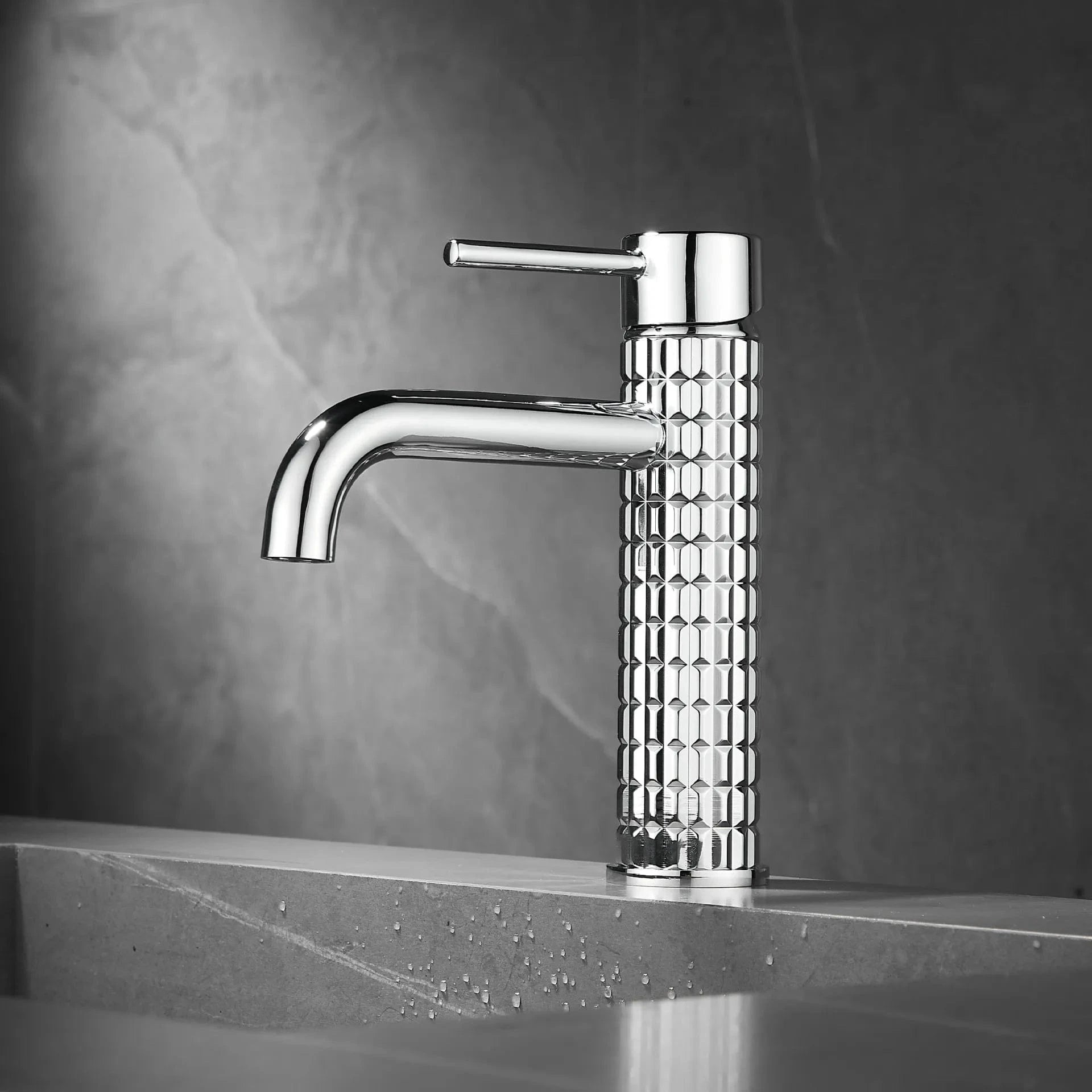 Robinet Lavabo Doré Mitigeo
