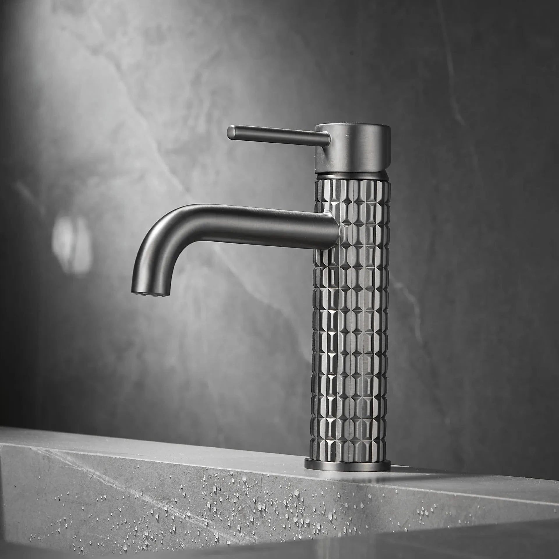 Robinet Lavabo Doré Mitigeo